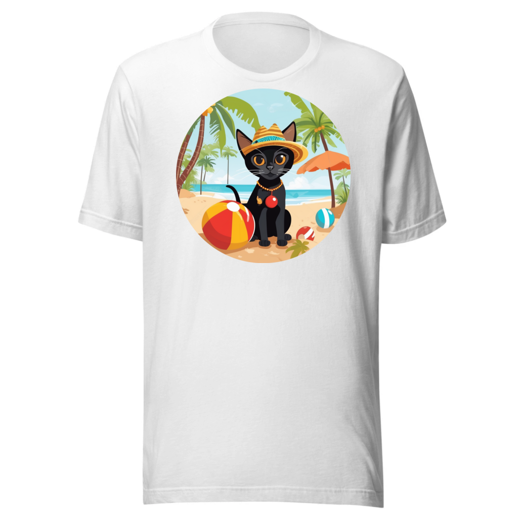 PugMug Custom Black Abyssinian Cat T-Shirt