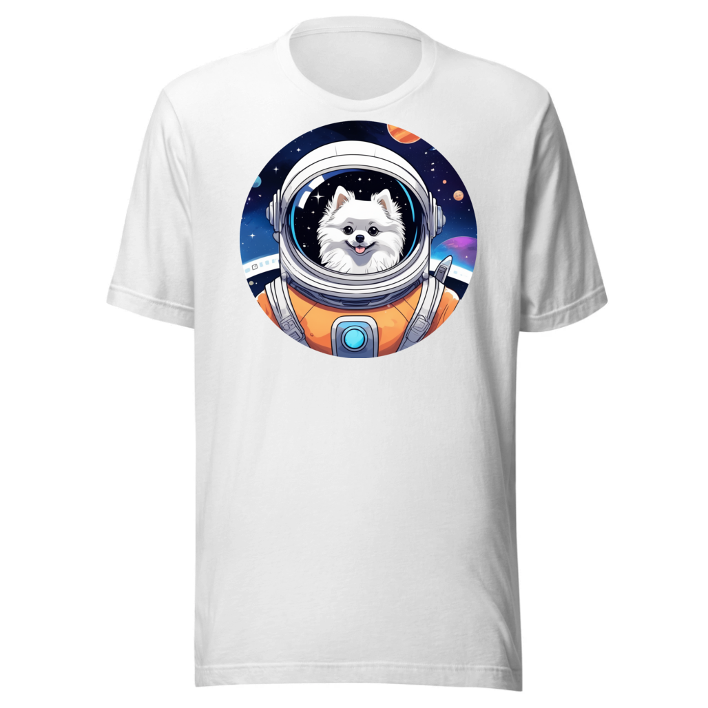 PugMug Custom White Pomeranian T-Shirt
