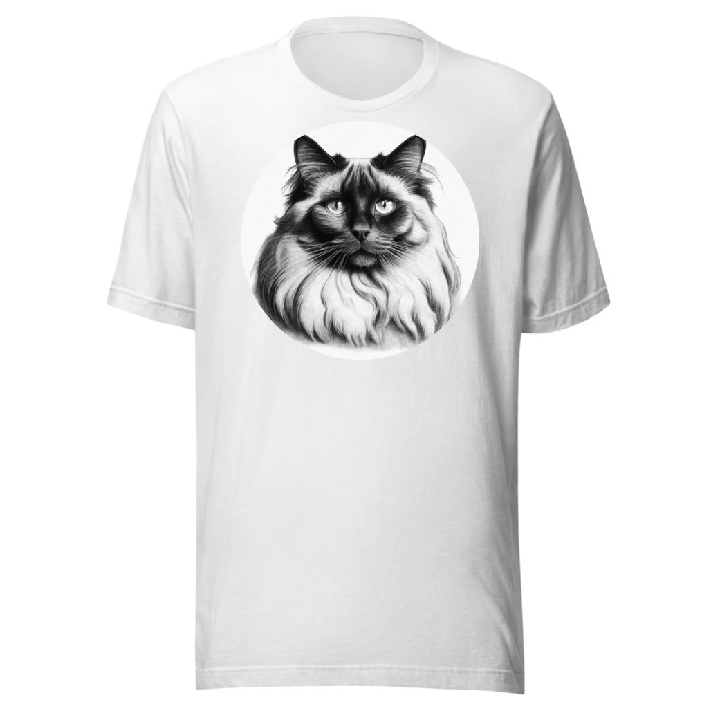 PugMug Custom Black Ragdoll Cat T-Shirt