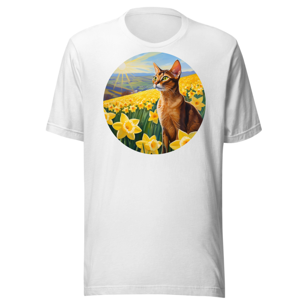 PugMug Custom Tabby Abyssinian Cat T-Shirt