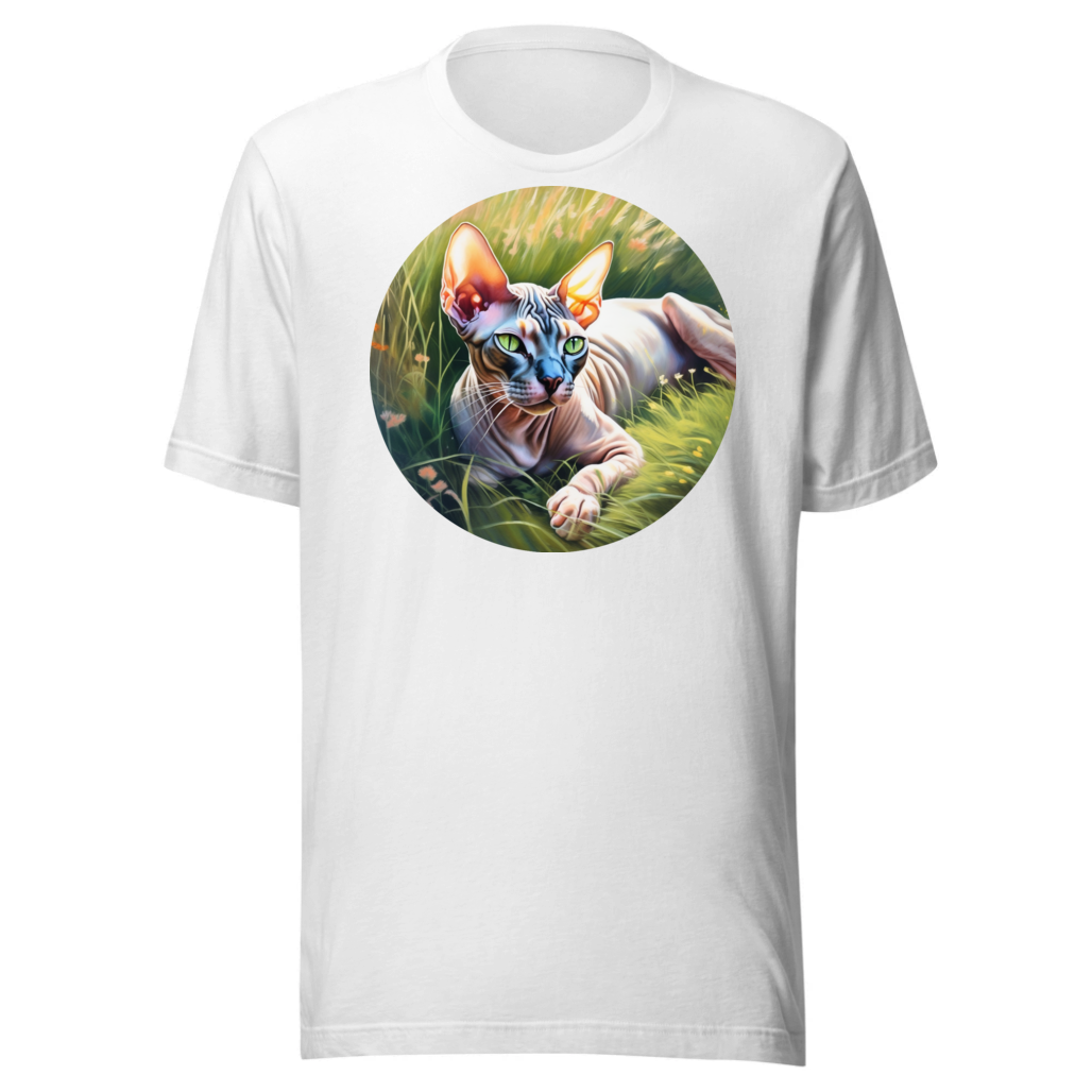 PugMug Custom Tabby Sphynx Cat T-Shirt