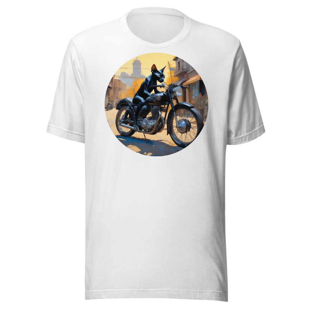 PugMug Custom Black Sphynx Cat T-Shirt