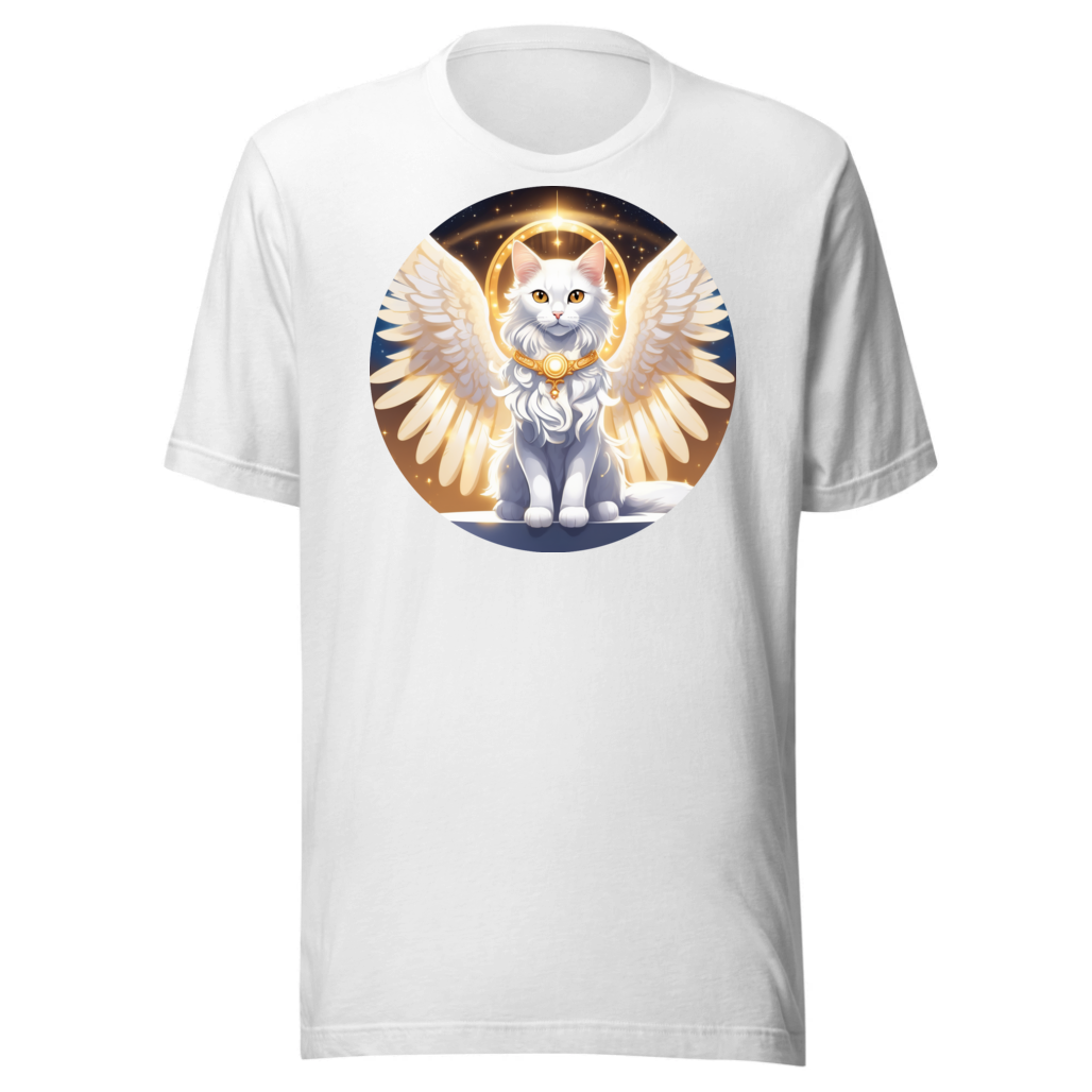 PugMug Custom White Companion Cat T-Shirt