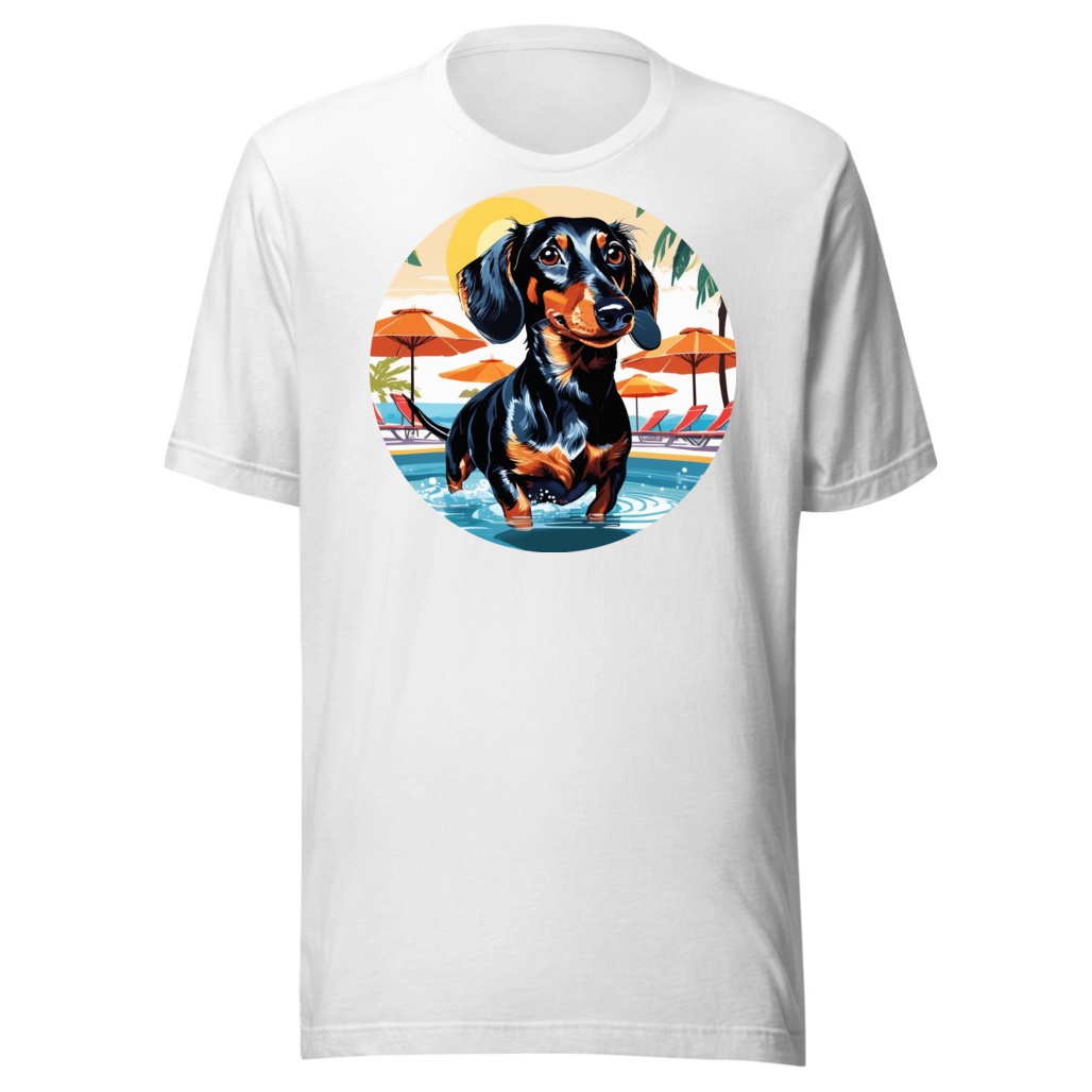 PugMug Custom Black Dachshund T-Shirt