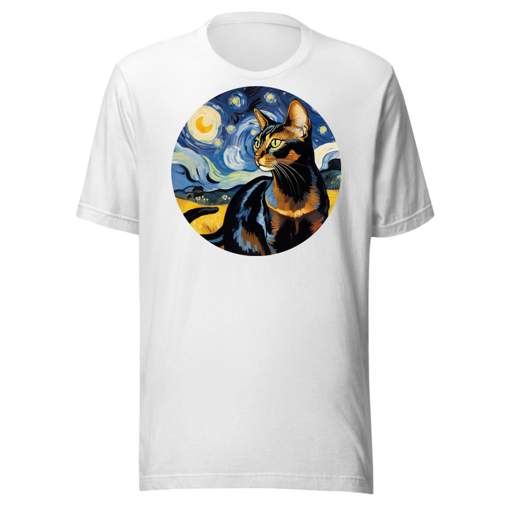 PugMug Custom Black Abyssinian Cat T-Shirt