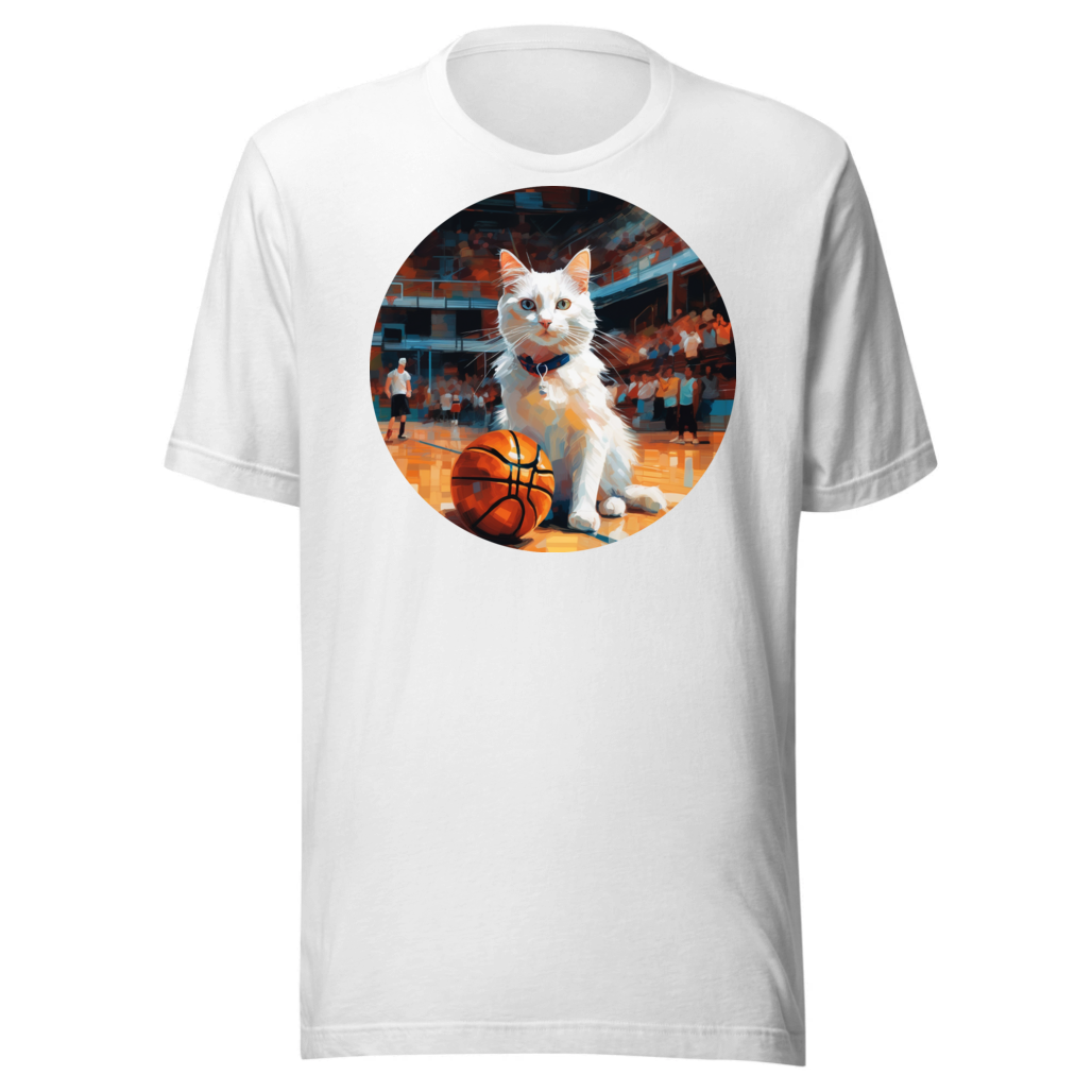PugMug Custom White Companion Cat T-Shirt