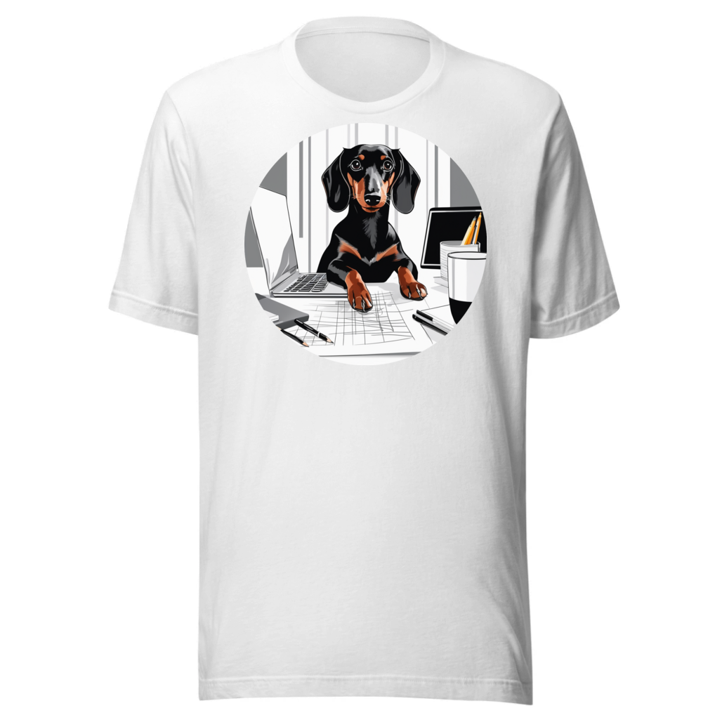 PugMug Custom Black Dachshund T-Shirt