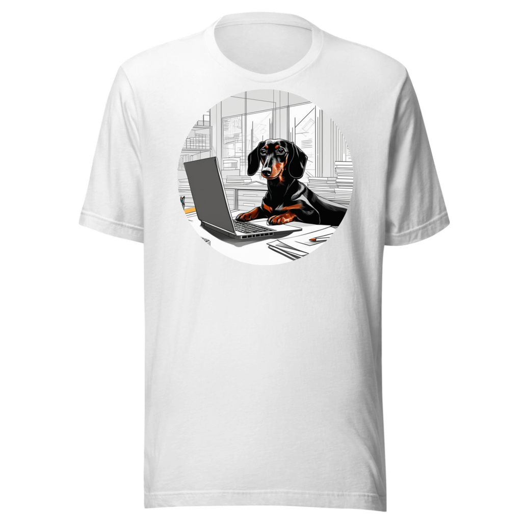 PugMug Custom Black Dachshund T-Shirt