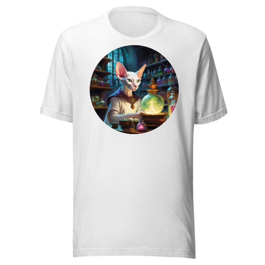 PugMug Custom White Sphynx Cat T-Shirt
