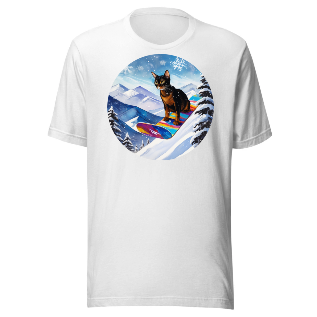PugMug Custom Black Abyssinian Cat T-Shirt