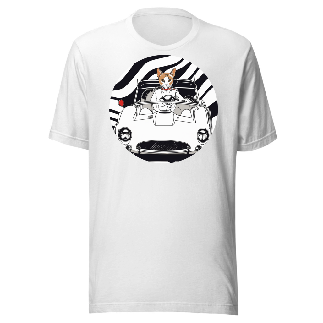 PugMug Custom White Abyssinian Cat T-Shirt
