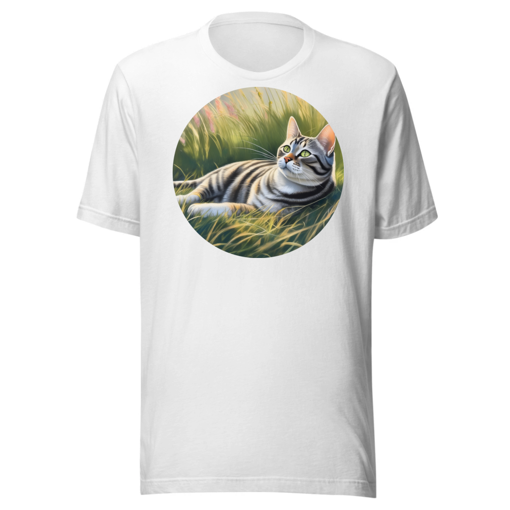 PugMug Custom Tabby American Shorthair Cat T-Shirt