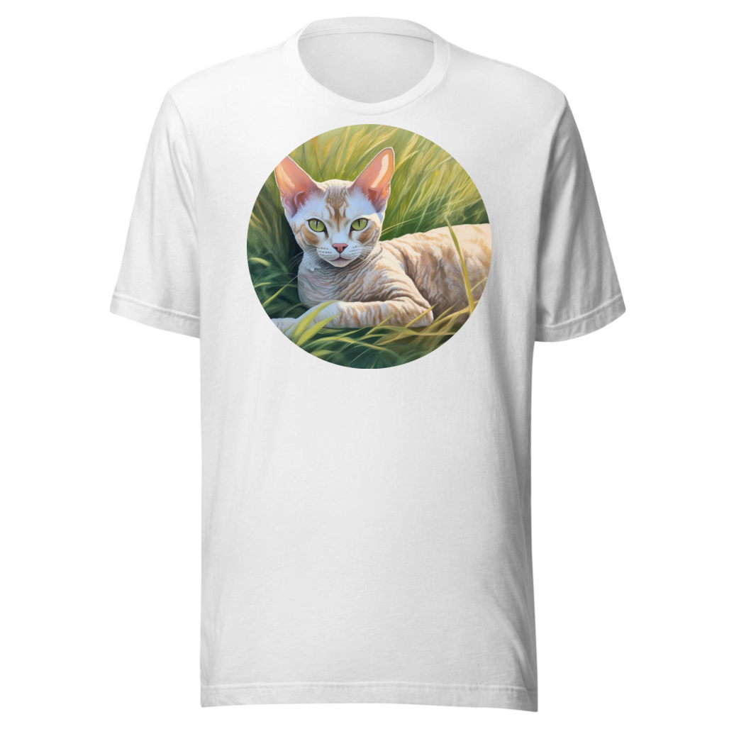 PugMug Custom Tabby Devon Rex Cat T-Shirt