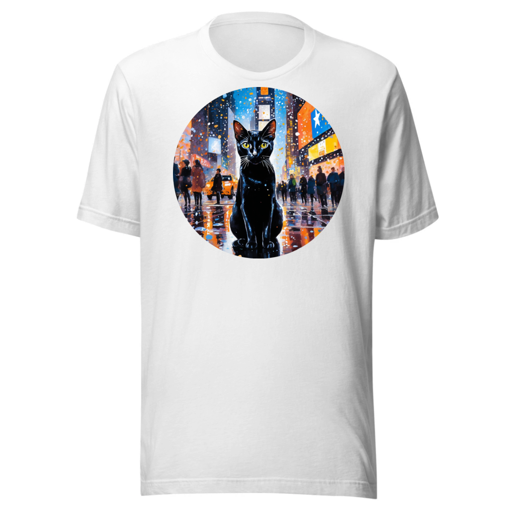 PugMug Custom Black Abyssinian Cat T-Shirt