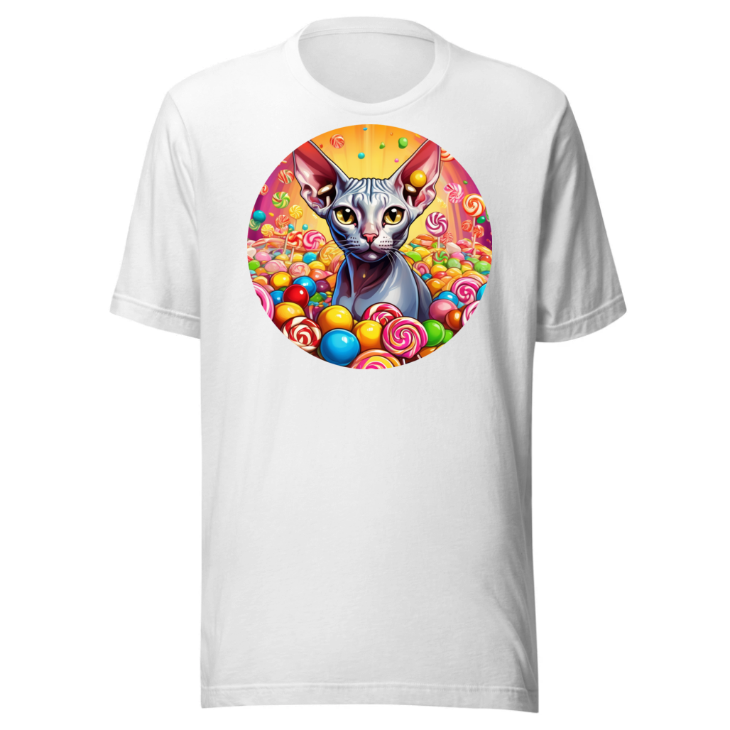 PugMug Custom Tabby Sphynx Cat T-Shirt