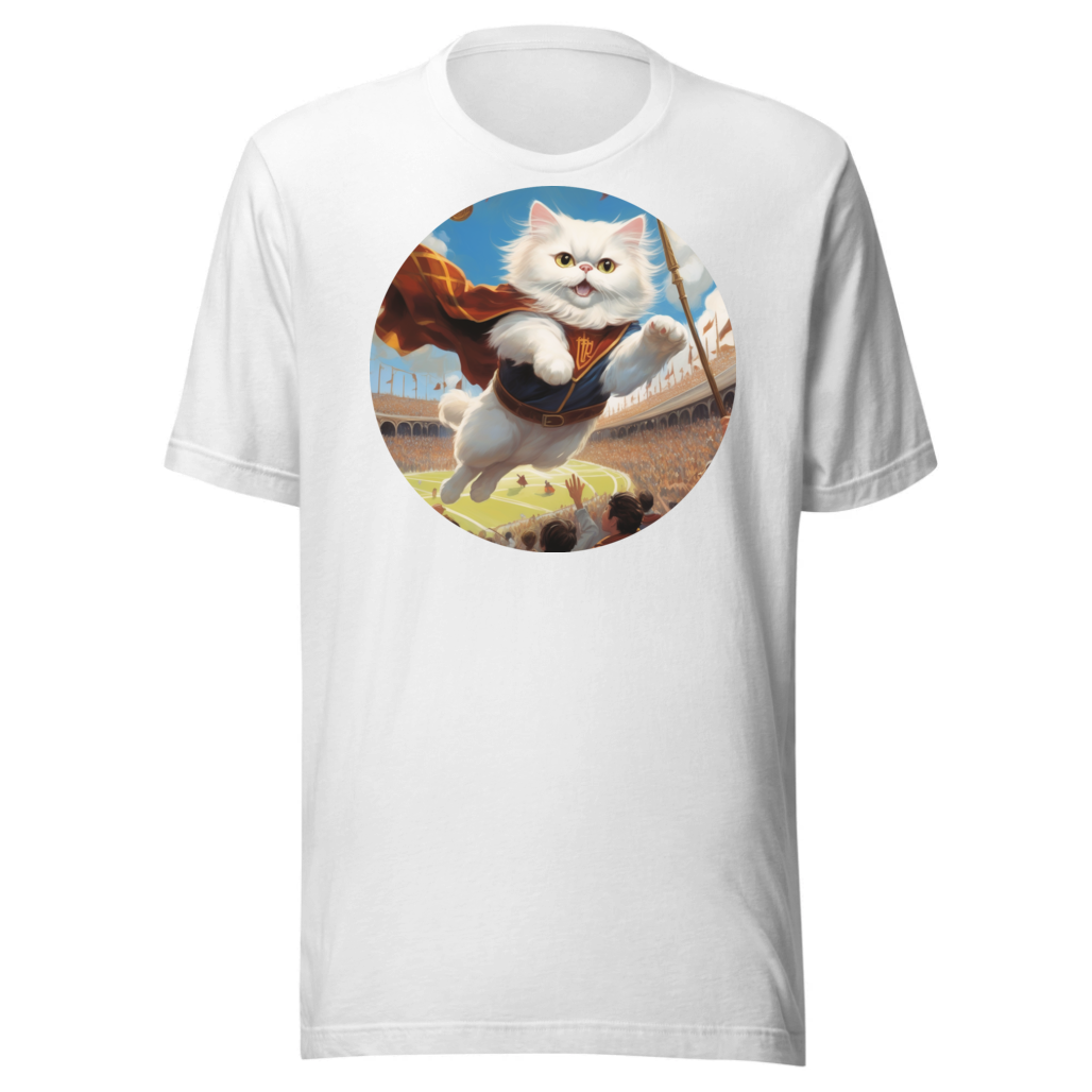 PugMug Custom White Persian Cat T-Shirt