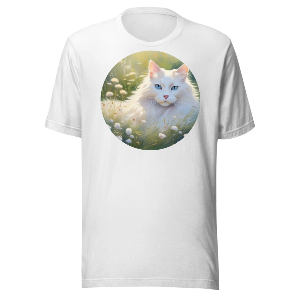 PugMug Custom White Ragdoll Cat T-Shirt