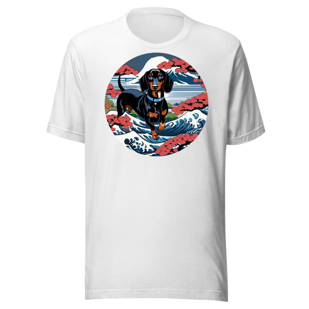 PugMug Custom Black Dachshund T-Shirt