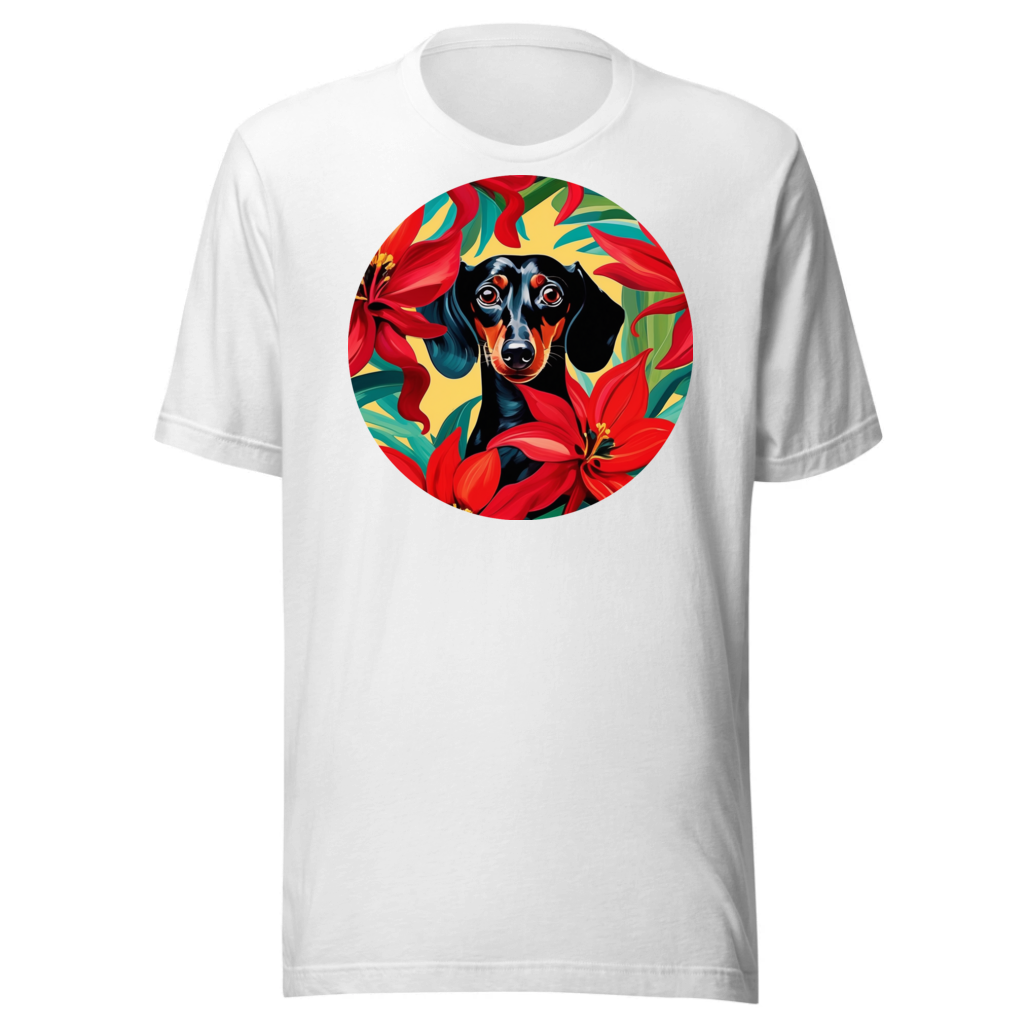 PugMug Custom Black Dachshund T-Shirt