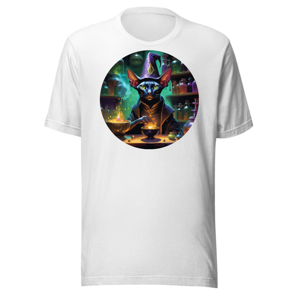 PugMug Custom Black Sphynx Cat T-Shirt