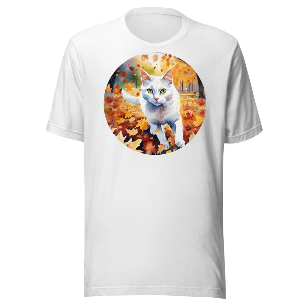 PugMug Custom White Companion Cat T-Shirt