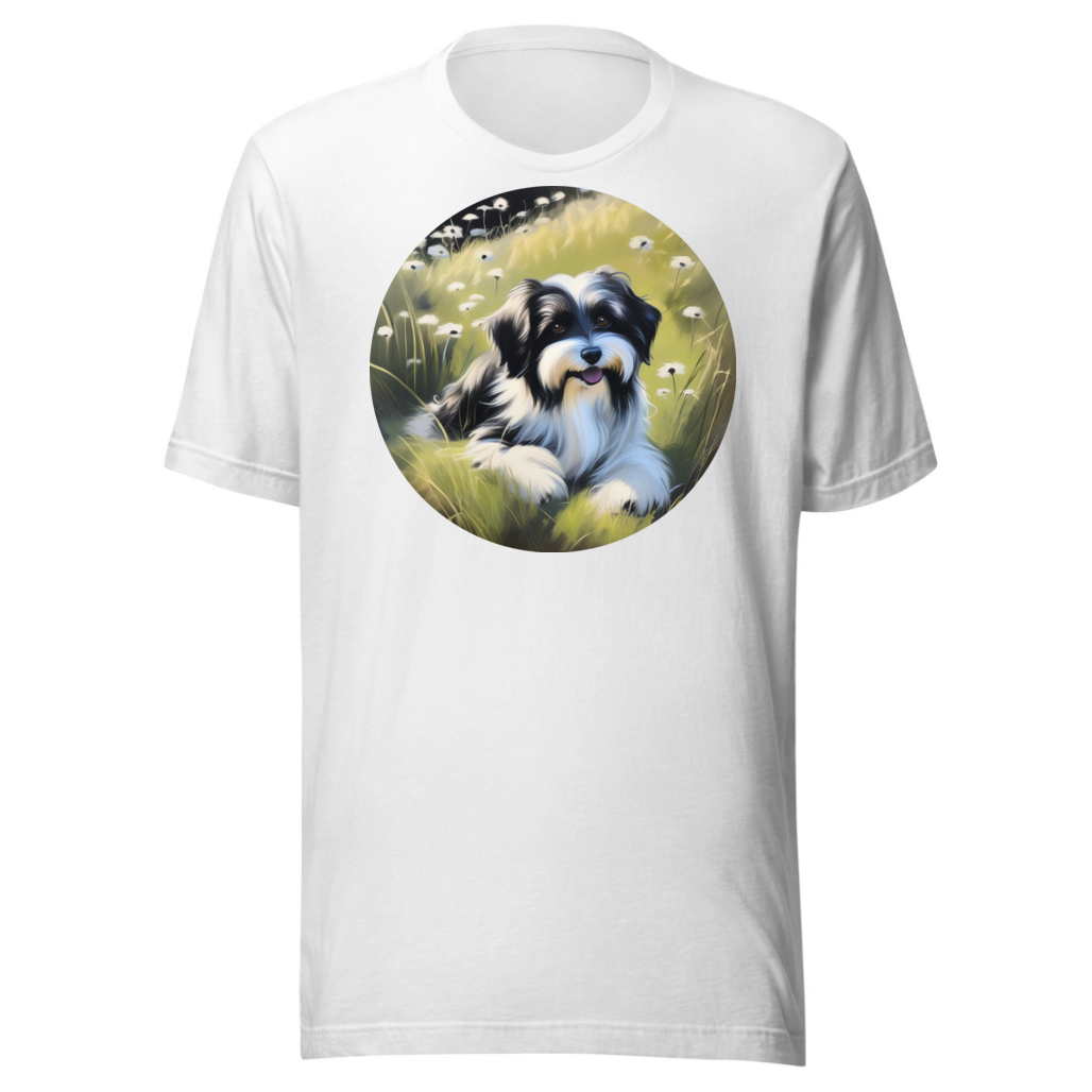 PugMug Custom Black-and-white Havanese Dog T-Shirt
