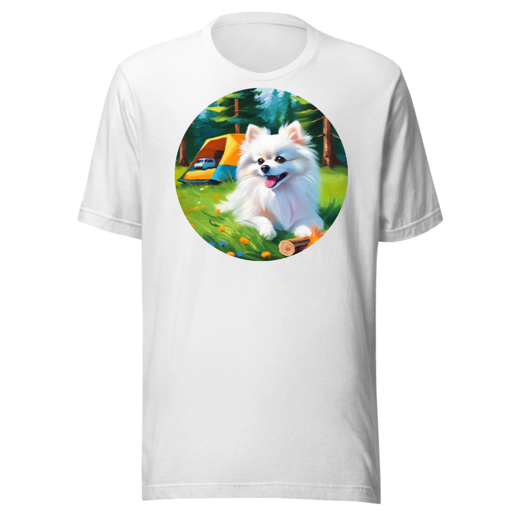 PugMug Custom White Pomeranian T-Shirt