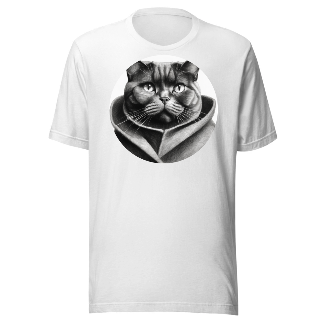 PugMug Custom Black British Shorthair Cat T-Shirt