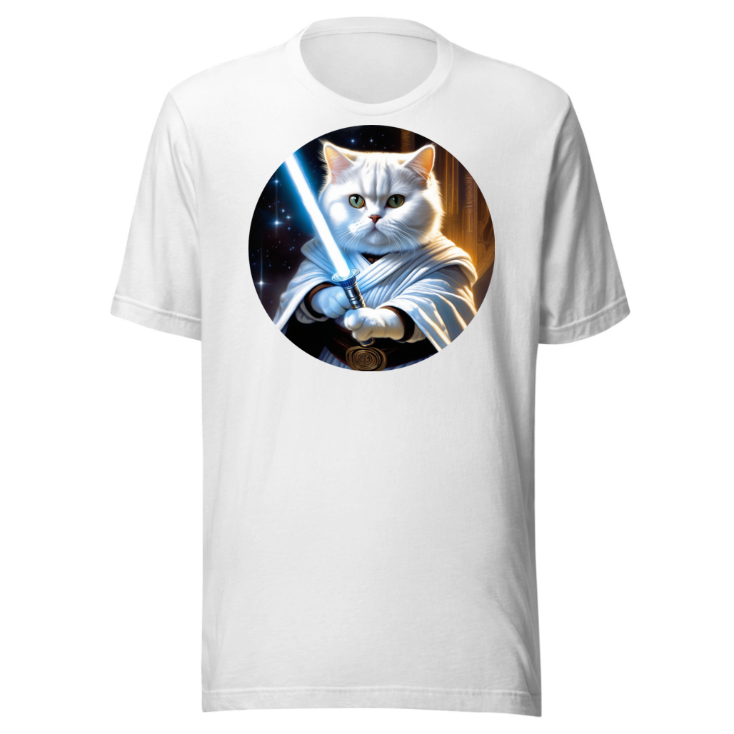 PugMug Custom White British Shorthair Cat T-Shirt
