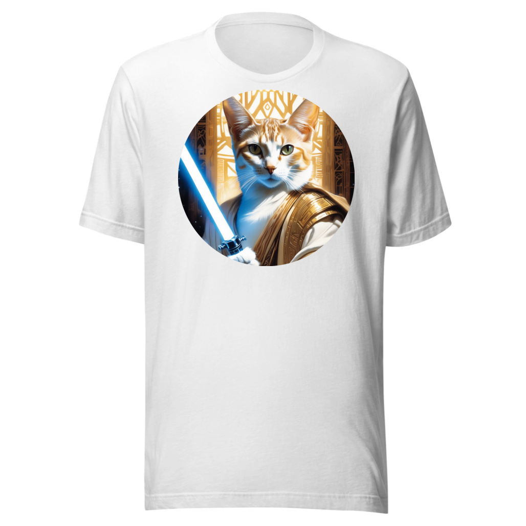 PugMug Custom White Abyssinian Cat T-Shirt