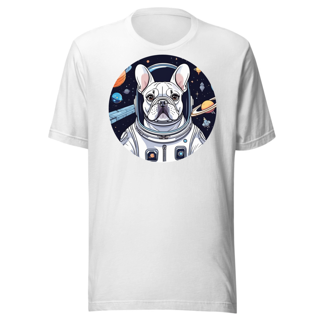 PugMug Custom White French Bulldog T-Shirt