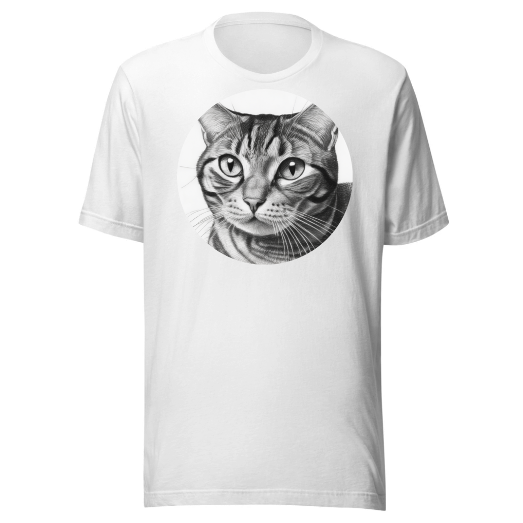 PugMug Custom Tabby American Shorthair Cat T-Shirt
