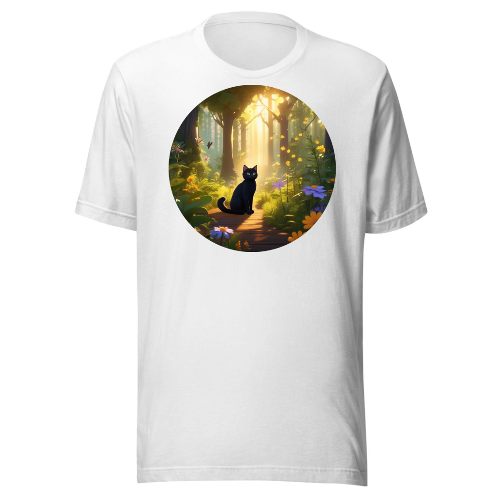 PugMug Custom Black Companion Cat T-Shirt
