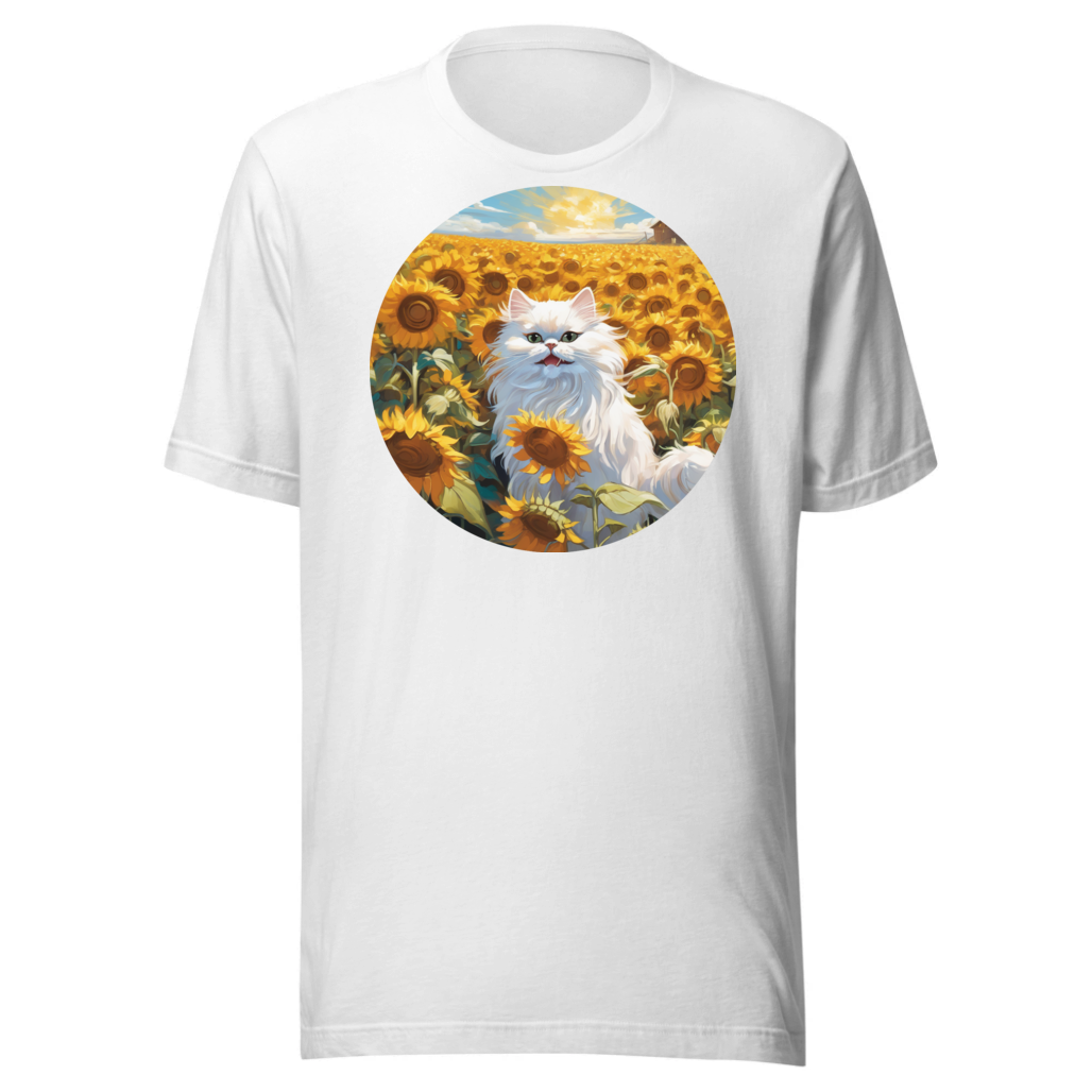 PugMug Custom White Persian Cat T-Shirt