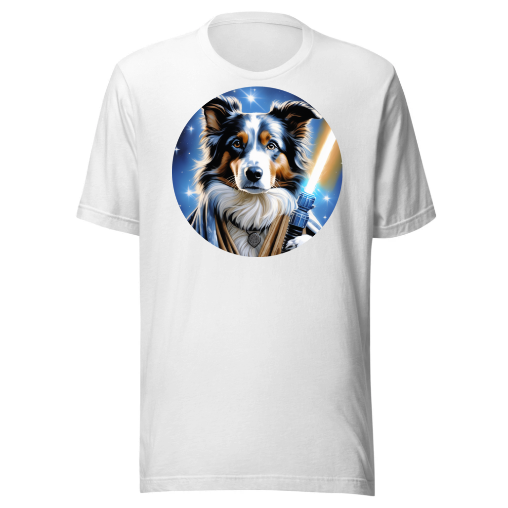 PugMug Custom Blue Merle Border Collie T-Shirt