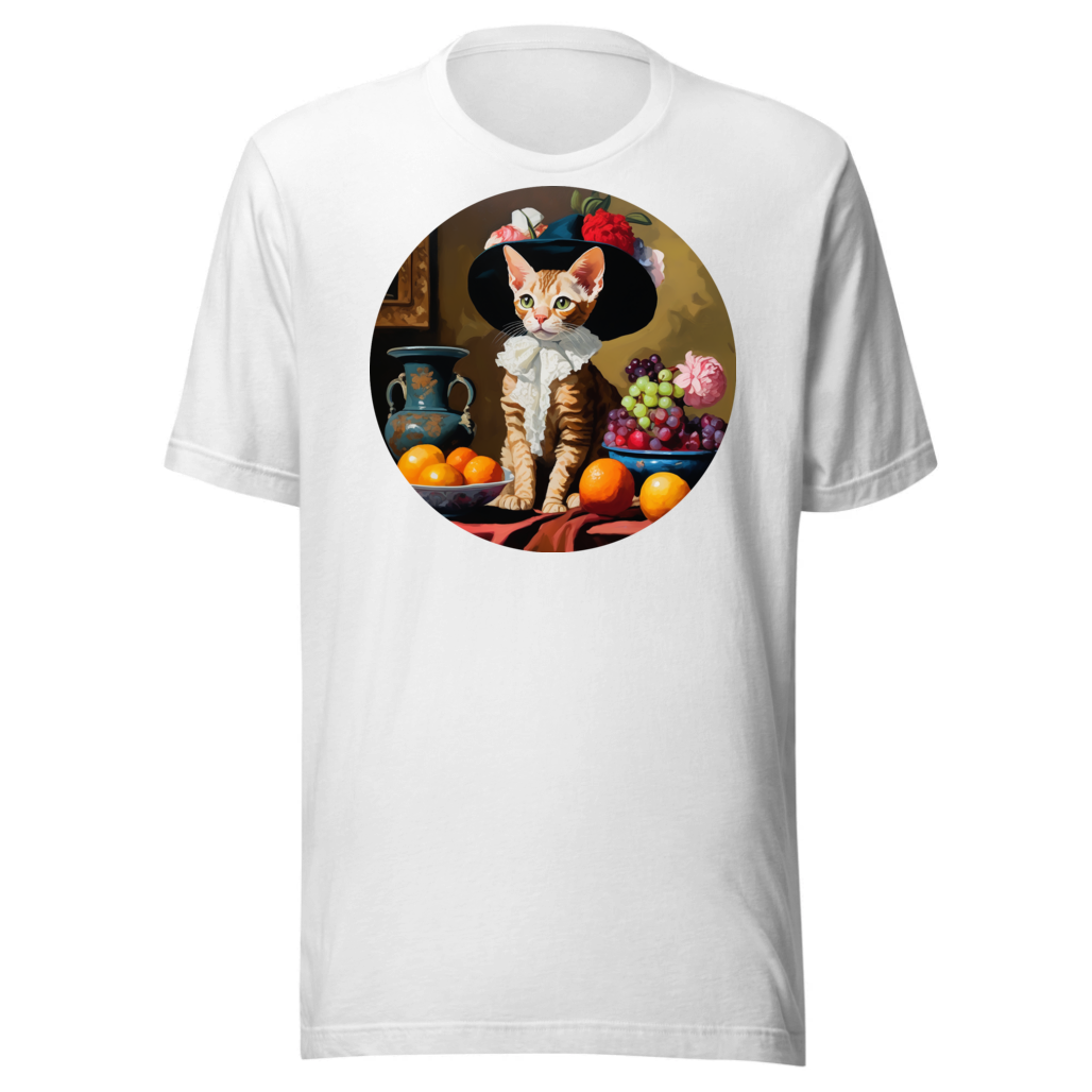 PugMug Custom Tabby Devon Rex Cat T-Shirt