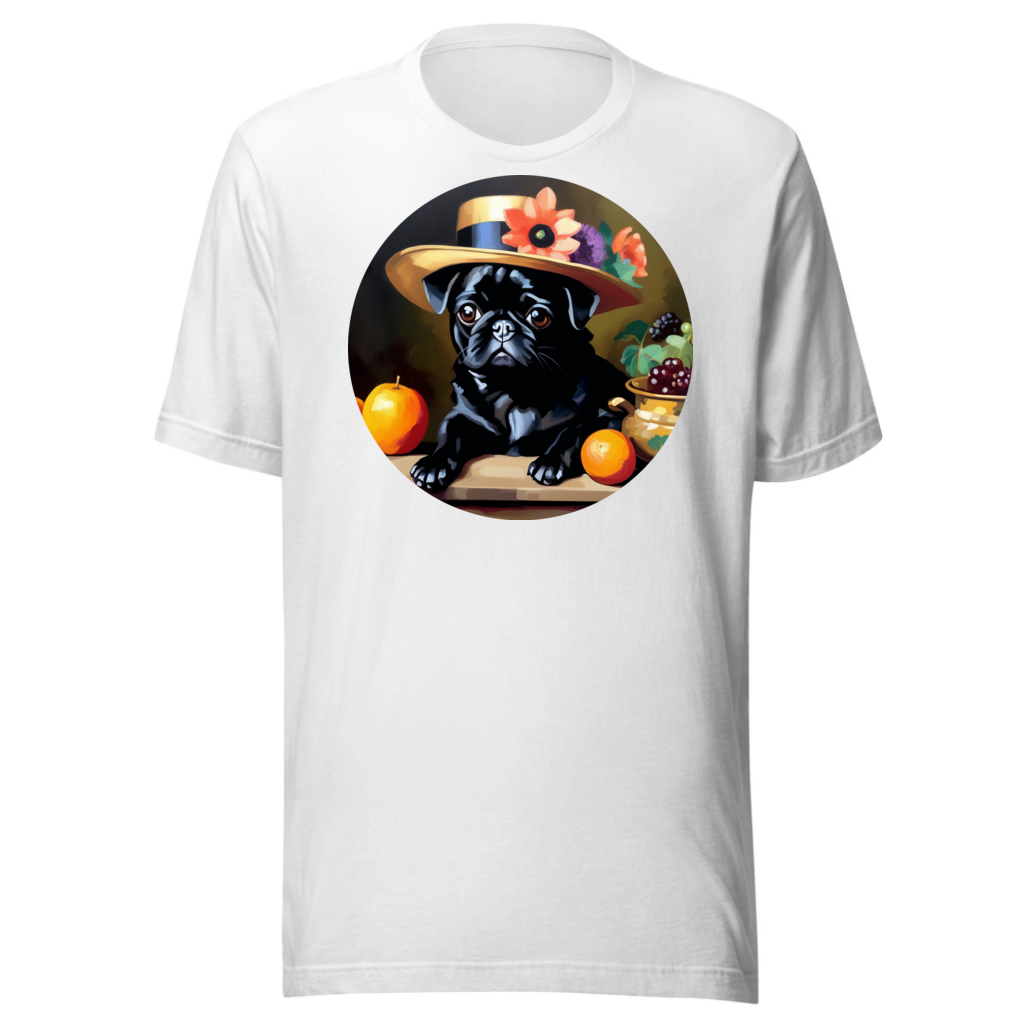 PugMug Custom Black Pug T-Shirt