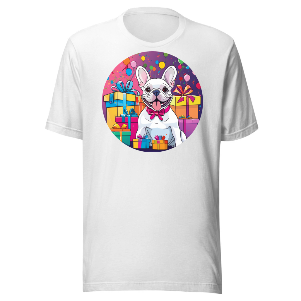 PugMug Custom White French Bulldog T-Shirt