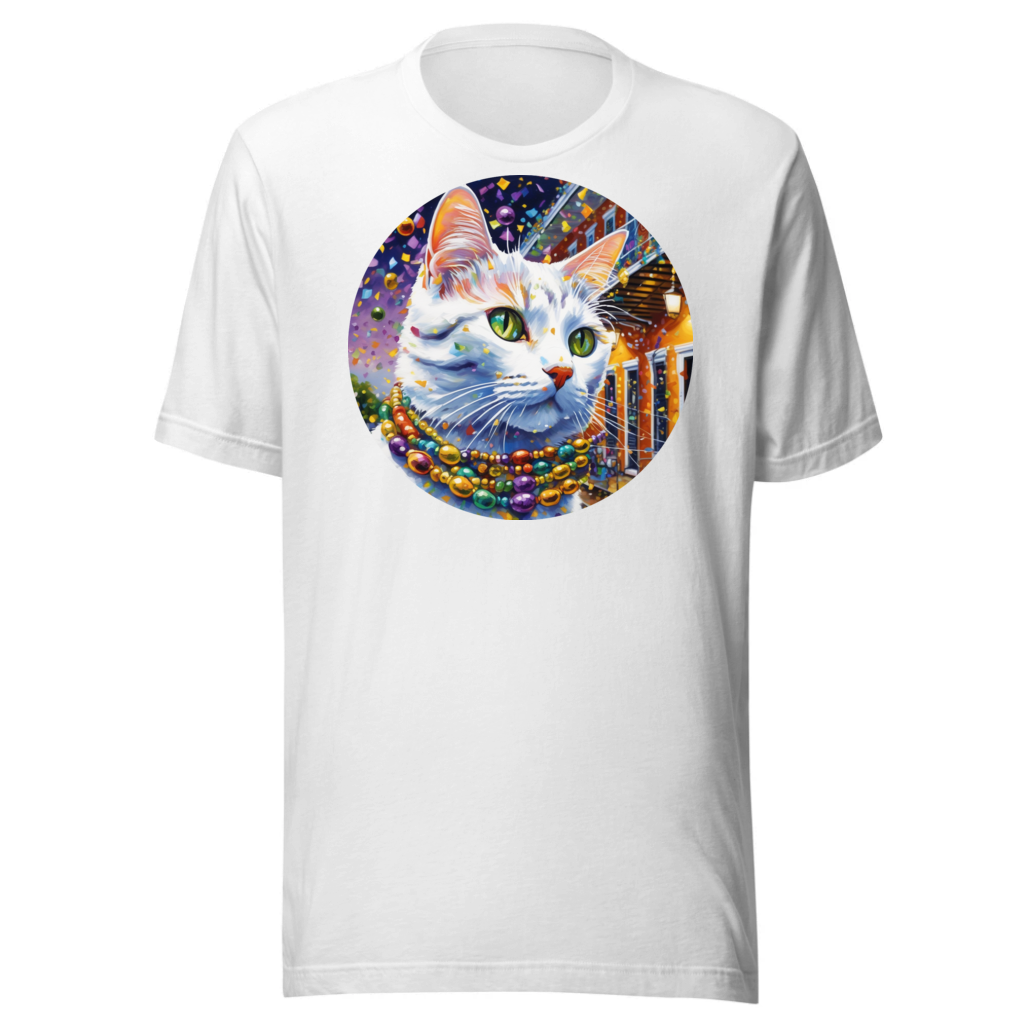 PugMug Custom White American Shorthair Cat T-Shirt