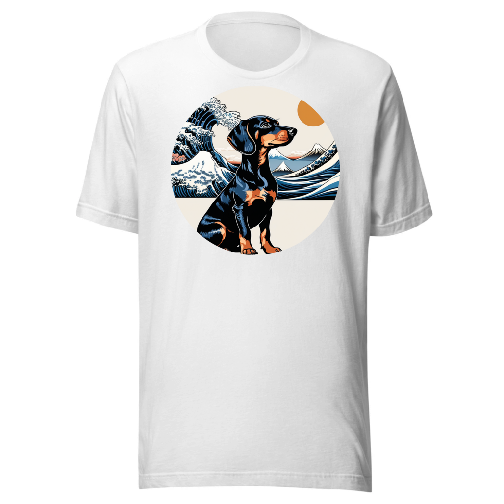 PugMug Custom Black Dachshund T-Shirt