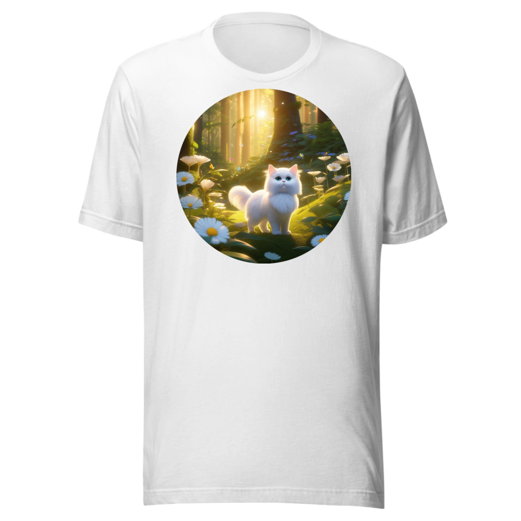 PugMug Custom White Persian Cat T-Shirt