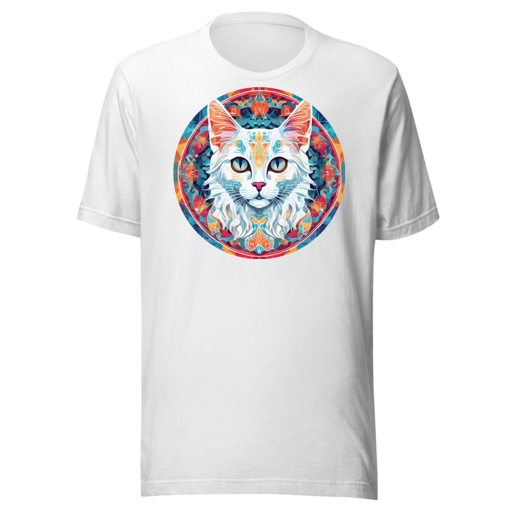 PugMug Custom White Companion Cat T-Shirt