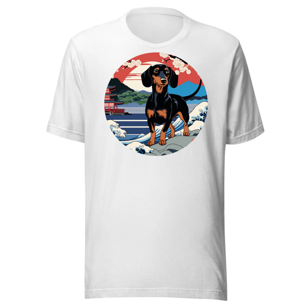 PugMug Custom Black Dachshund T-Shirt