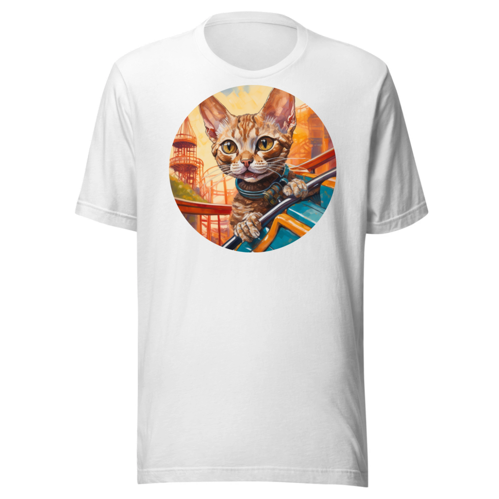 PugMug Custom Tabby Devon Rex Cat T-Shirt