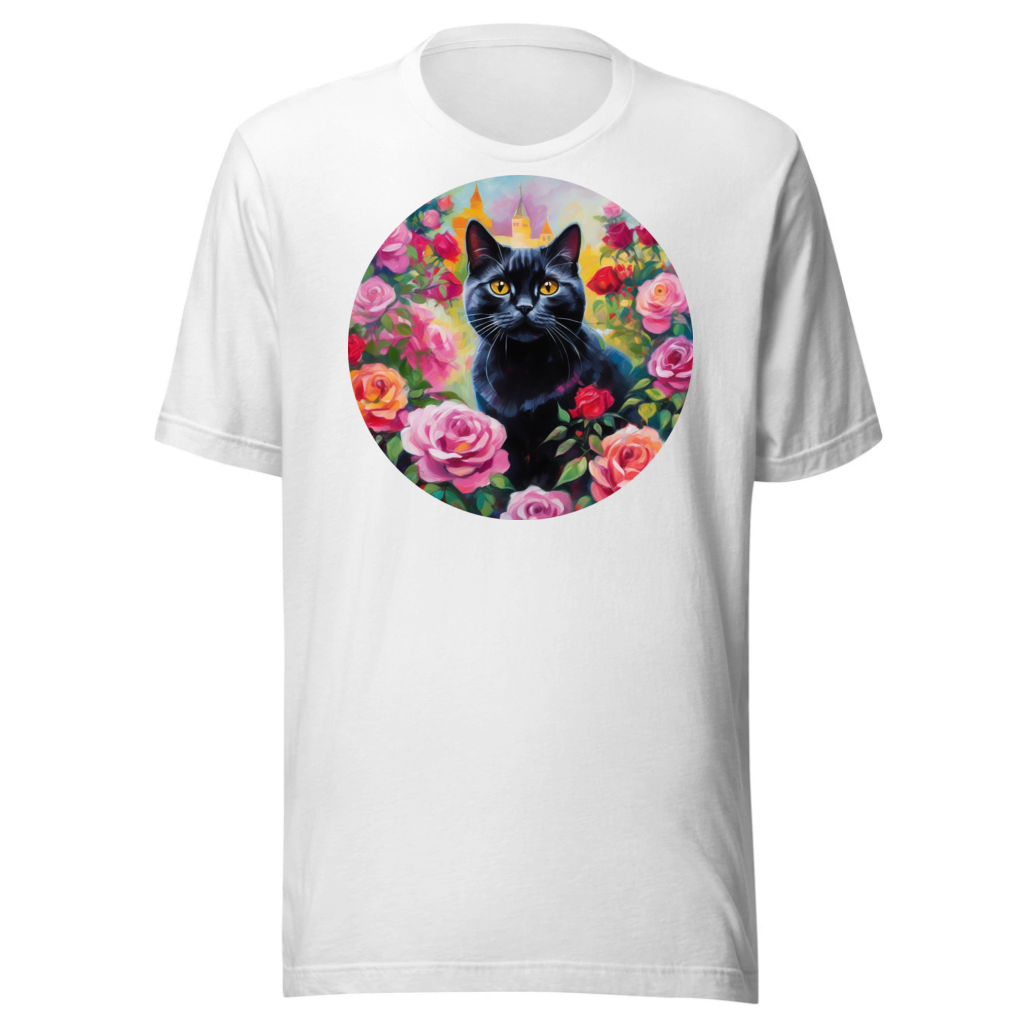 PugMug Custom Black British Shorthair Cat T-Shirt