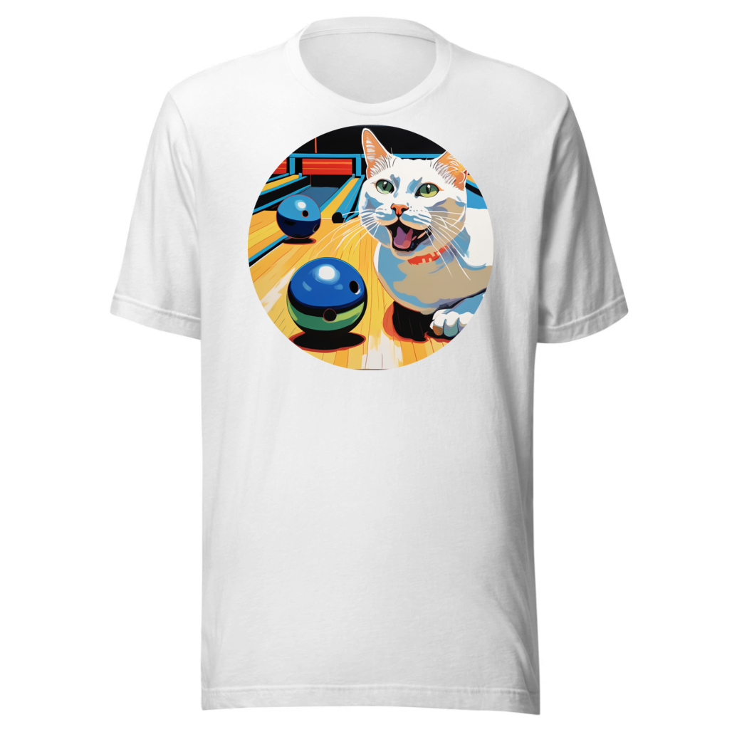 PugMug Custom White Companion Cat T-Shirt