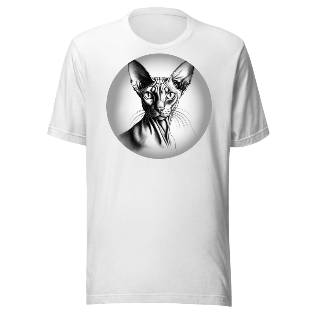 PugMug Custom Black Sphynx Cat T-Shirt