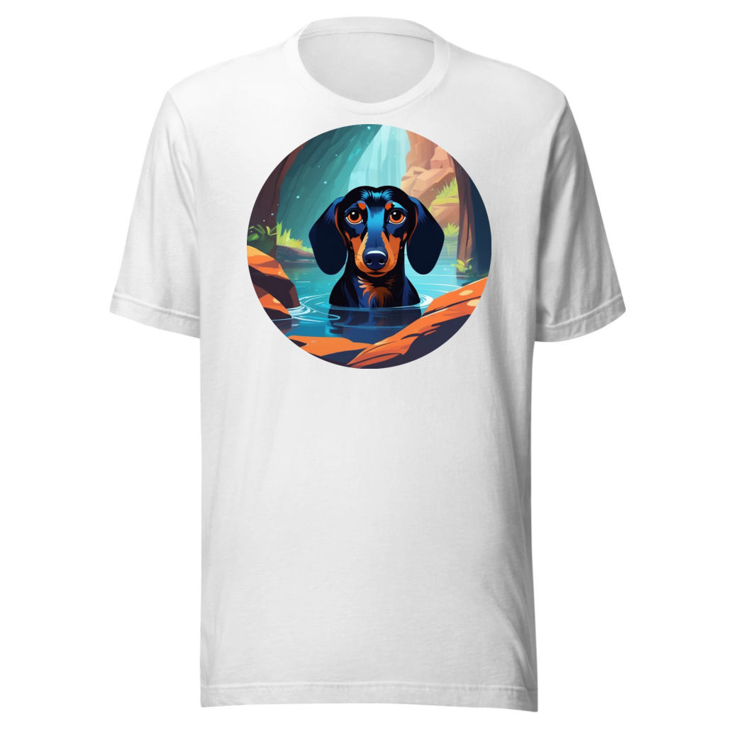 PugMug Custom Black Dachshund T-Shirt