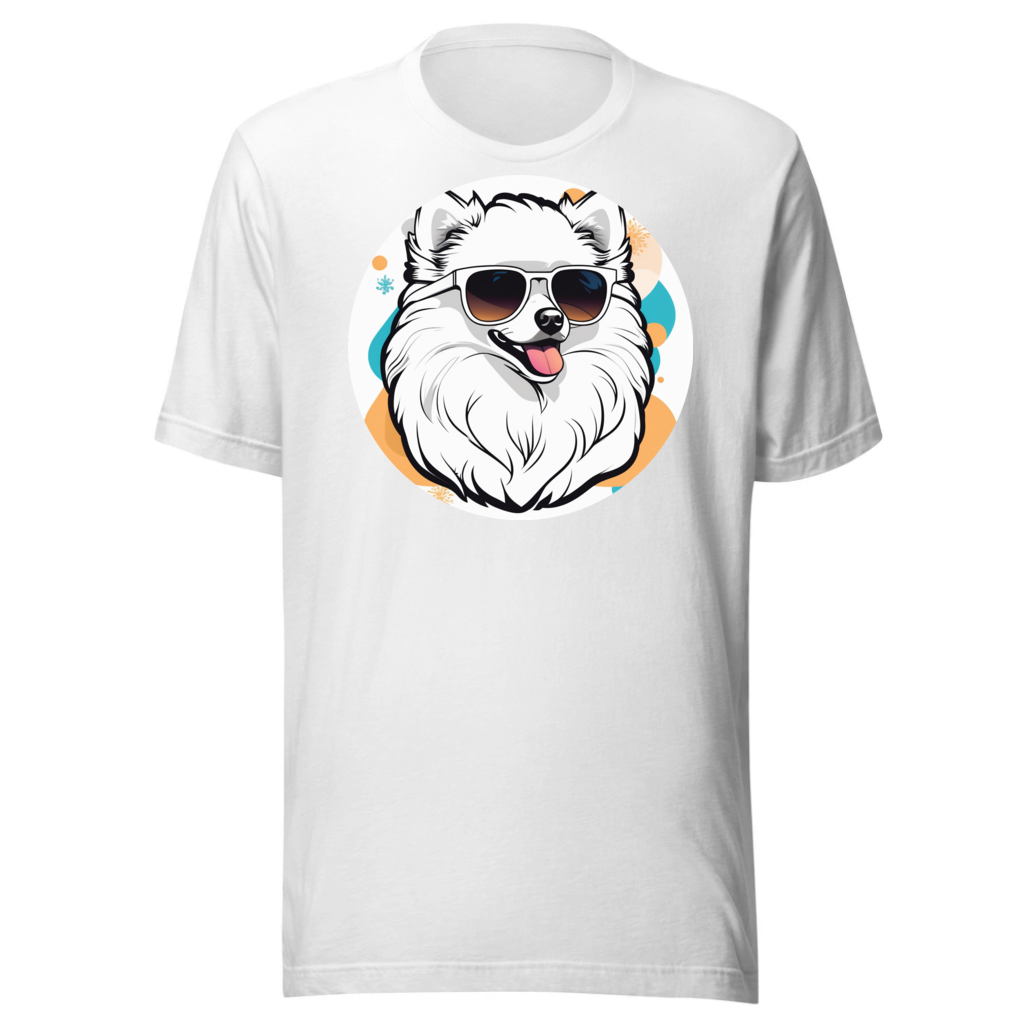 PugMug Custom White Pomeranian T-Shirt