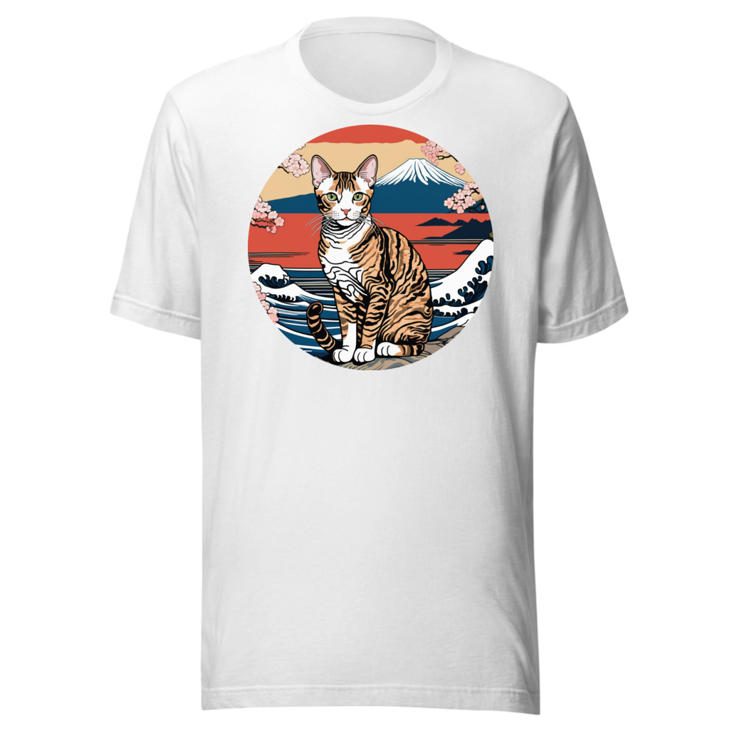 PugMug Custom Tabby Devon Rex Cat T-Shirt